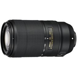 Nikon AF-P Nikkor 70-300mm f4.5-5.6E ED VR lens