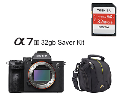 Sony Alpha A7 III Body Only 32gb Saver Kit 