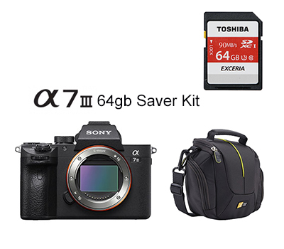 Sony Alpha A7 III Body Only 64gb Saver Kit