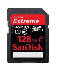 Sandisk Extreme HD 128gb Class 10 SDXC